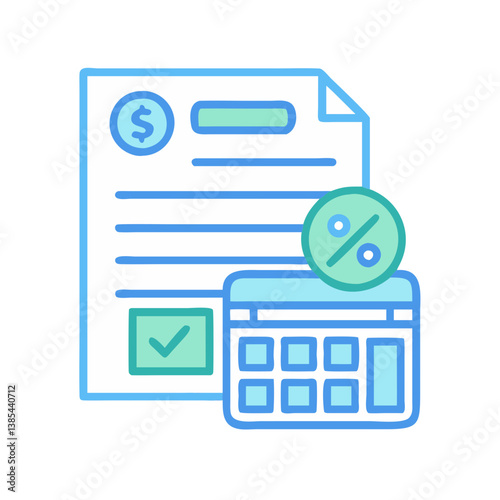 Comprehensive Icons for Tax Return Processes