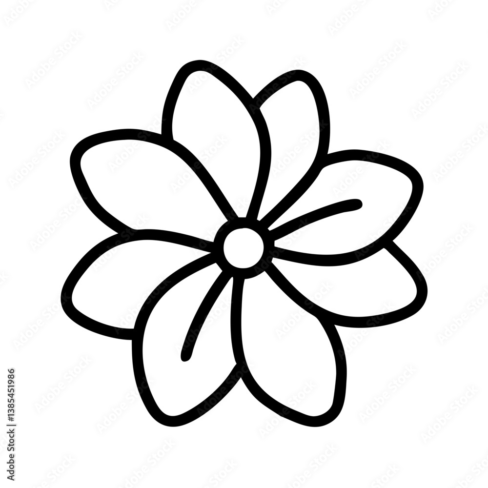 cosmos flower vector icon, simple black outline line icon of cosmos flower, flower vector line art icon cosmos flower vector icon, simple black outline line icon of cosmos flower, flower vector line art icon