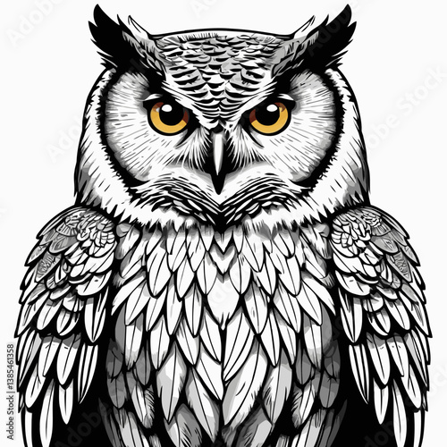 owl vector for graphic design needs