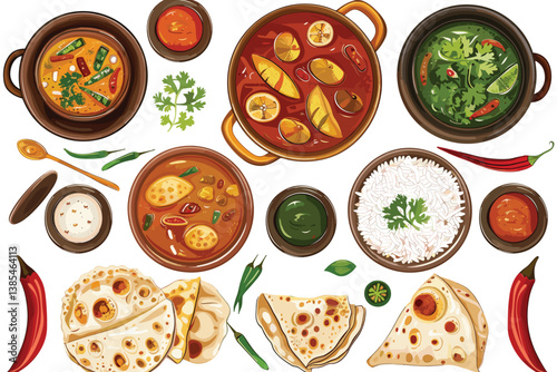 Thai foods is so good painting and drawing     digital art thai foods 