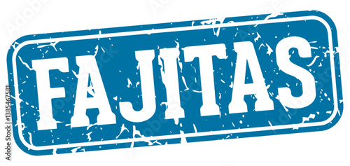 fajitas rectangular sign. fajitas stamp