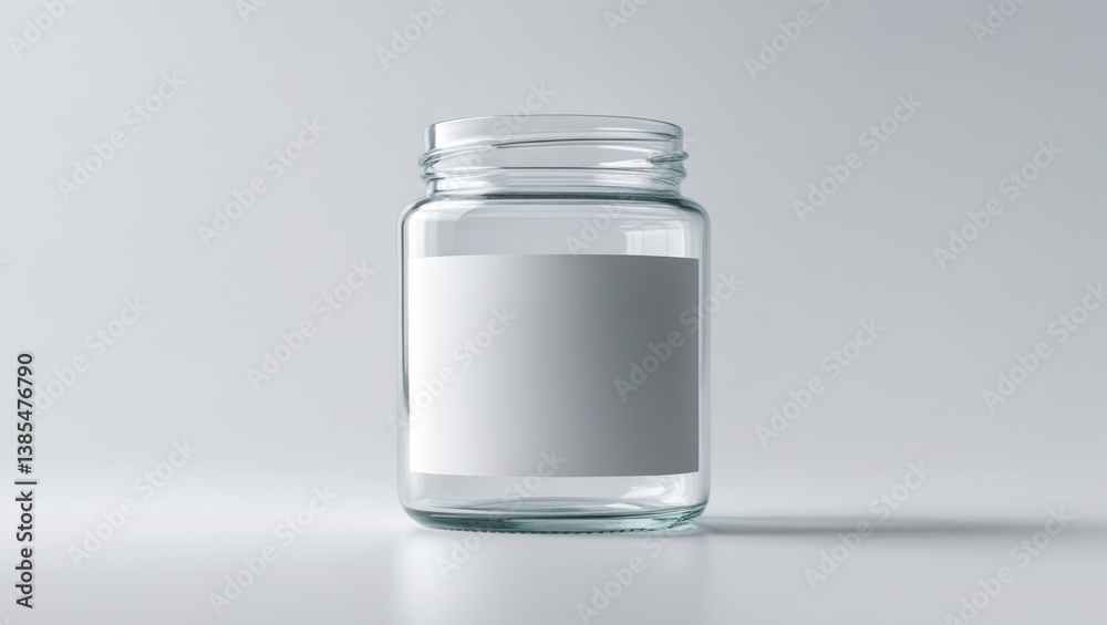 Honey jar mockup with customizable label design Honey jar mockup with customizable label design