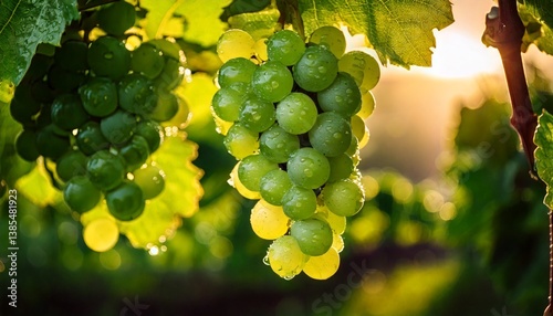 grapes on vine