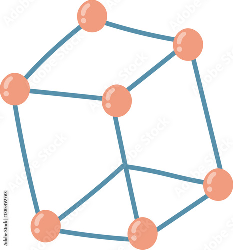 Molecular structure illustration.
