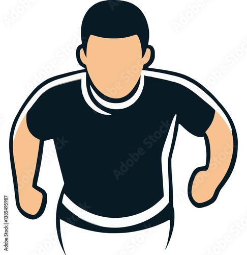 Athlete in Motion Dynamic Fitness Training Performance