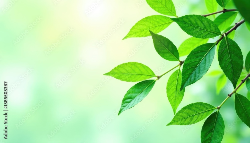 Green leaves isolated on pure white background, tree leaves, botanicals Green leaves isolated on pure white background, tree leaves, botanicals