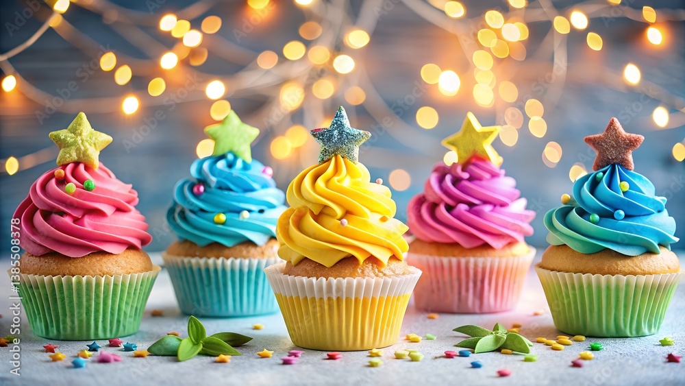 A Delightful and Colorful Arrangement of Different Cupcakes for Birthday Celebration
A Delightful and Colorful Arrangement of Different Cupcakes for Birthday Celebration