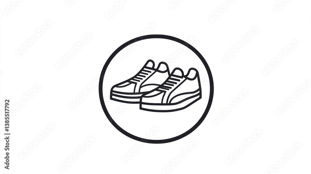 Pair of Sneakers, graphic design, illustration, fashion Pair of Sneakers, graphic design, illustration, fashion
