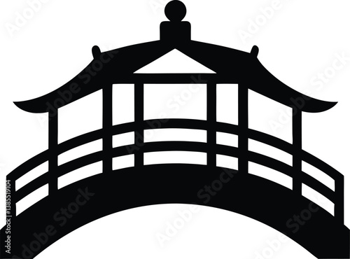 silhouette of a house