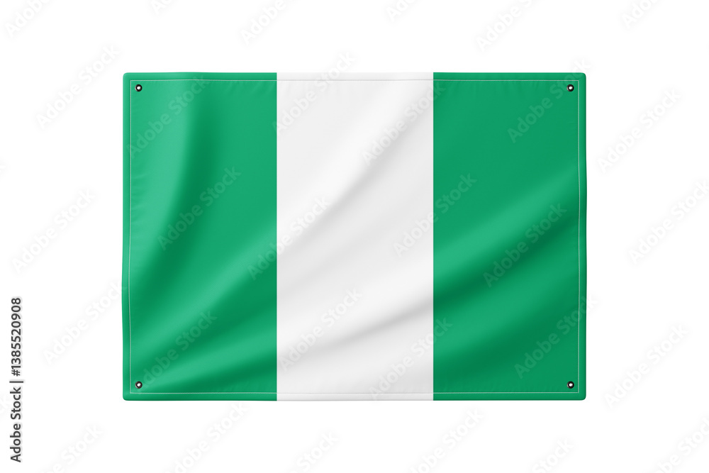 Obraz premium Flag of Nigeria
