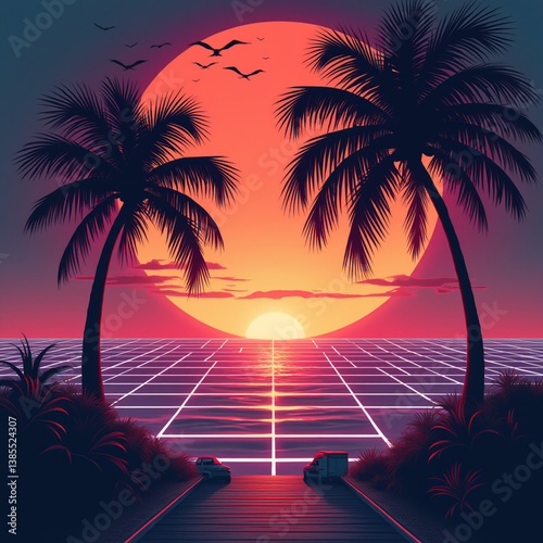 Retro Sunset 3