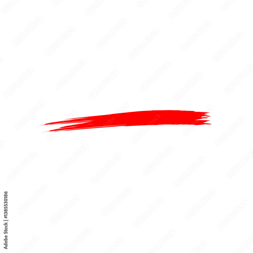 Underline Red Brush Stroke Underline Red Brush Stroke