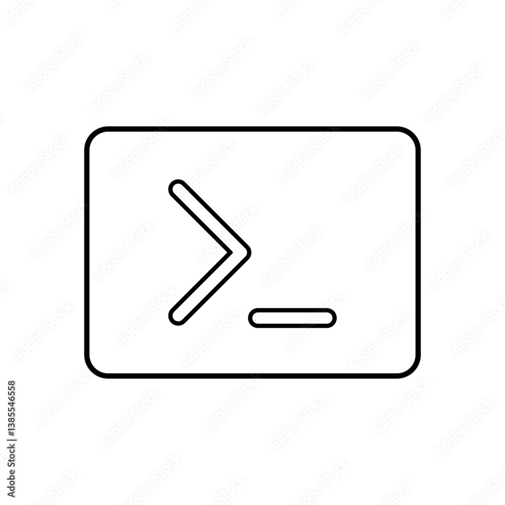 Terminal Windows Icon. Code, Access. Computer Coding Elements. Terminal Windows Icon. Code, Access. Computer Coding Elements.