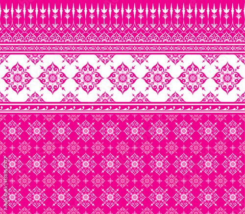 Vector design Textile Abstract fabric pattern geometric,
Geometric ethnic oriental seamless pattern traditional Design for background, illustration, embroidery style. 