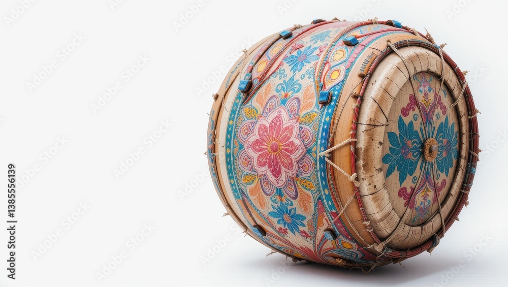 Ornate cylindrical drum Ornate cylindrical drum