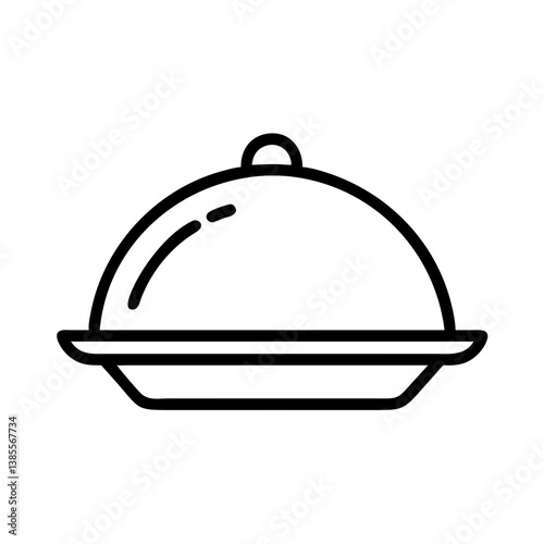 Serving Dish with Lid in Simple Style  