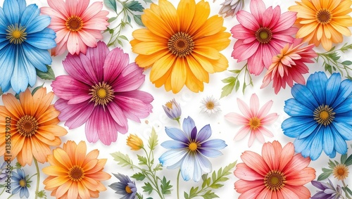 Vibrant floral design