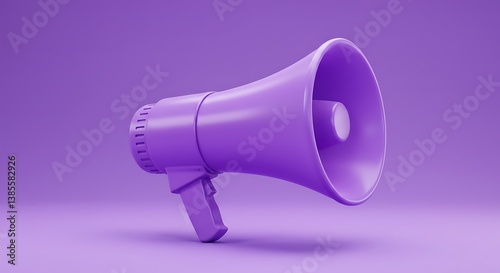 Lavender Loudspeaker AI Generated