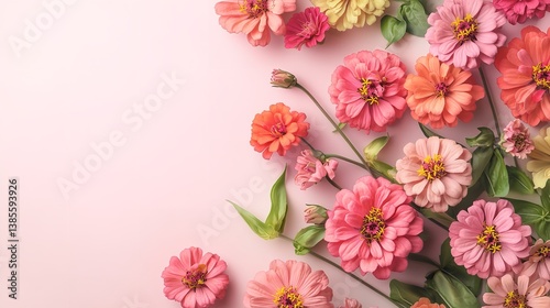 Wallpaper Mural Elegant Minimalist Pink Floral Desktop and Phone Wallpaper Torontodigital.ca
