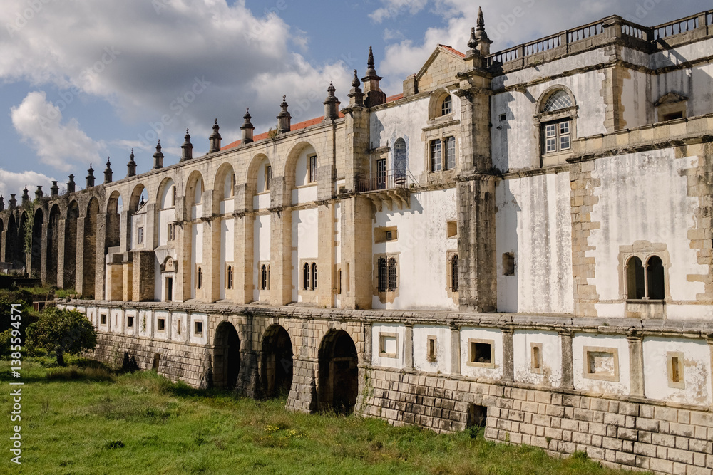 Gothic Architecture of the Convent of Christ in Tomar, Portugal Gothic Architecture of the Convent of Christ in Tomar, Portugal