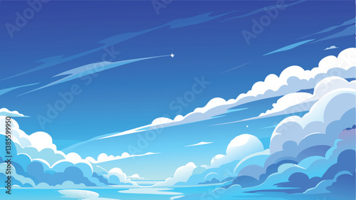 Desert landscape, vast sand dunes, golden sunset, orange sky, large sun, mountainous horizon, warm colors, stylized illustration, vector art, minimalist design, tranquil scene, barren wilderness, roll