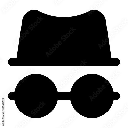incognito icon for illustration