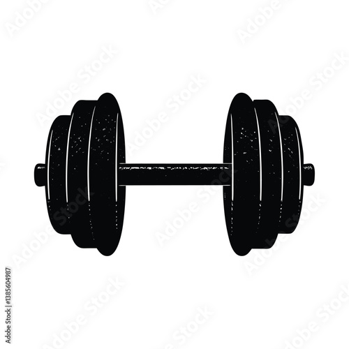 dumbbell isolated on white background