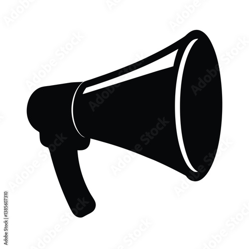 megaphone isolated on white