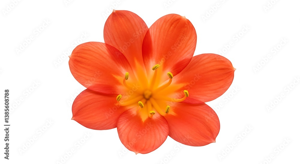 Obraz premium Crimson Bloom's Embrace AI Generated