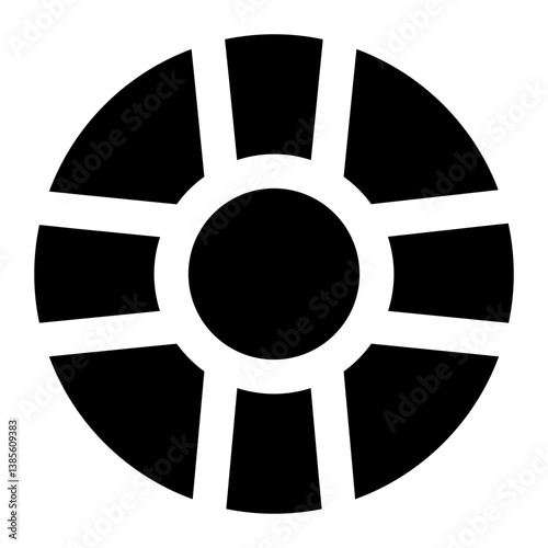 lifesaver icon for illustration