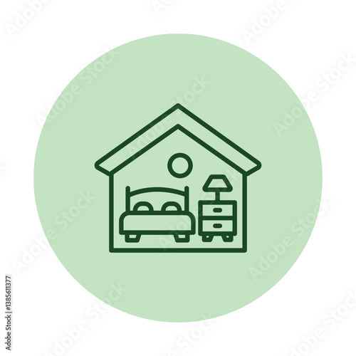 Accommodations pentaglow , vector, pixel perfect, illustrator file 

