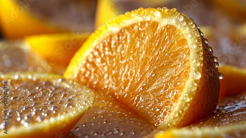 Juicy Orange Slices: A Macro Photography Delight