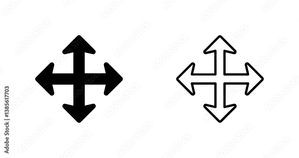 Cursor Movement Icon Design Cursor Movement Icon Design