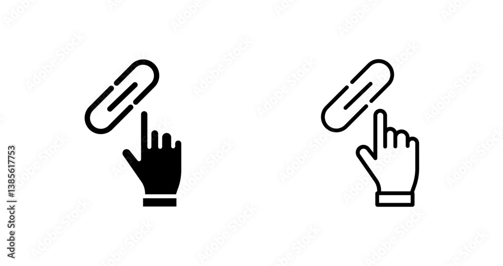 Fototapeta premium Link Click Icon Design