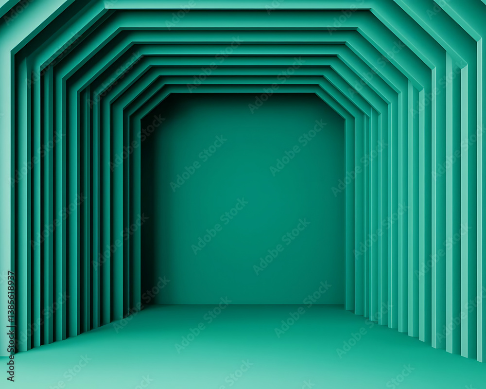 geometric abstract space with layered patterns creates captivating visual experience that draws viewer in geometric abstract space with layered patterns creates captivating visual experience that draws viewer in