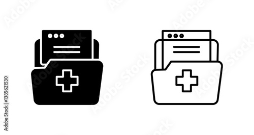 Electronic Records Icon Design