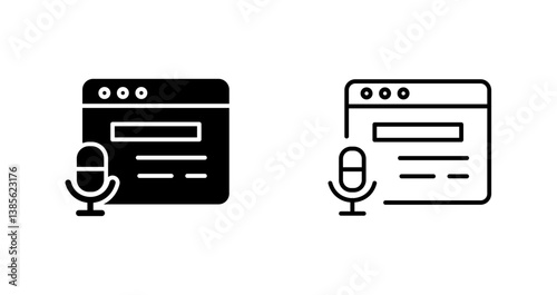 Podcast Website Icon Design