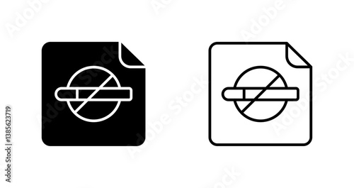 Nicotine Patch Icon Design