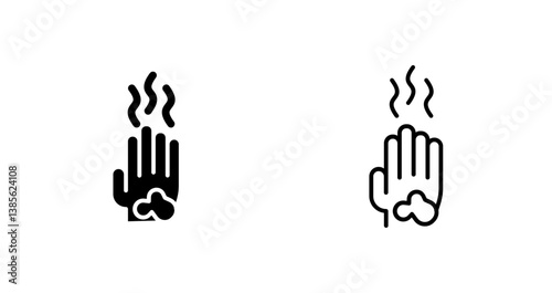 Smelly Hands Icon Design