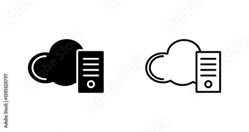 Cloud Computing Icon Design