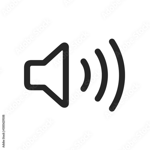 Speaker Triple Wave Icon