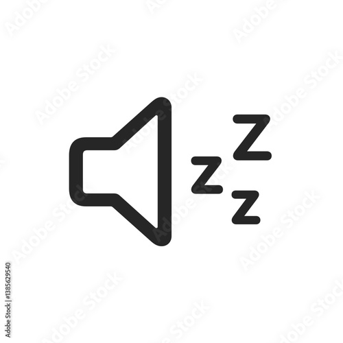Sleep Mode Speaker Icon