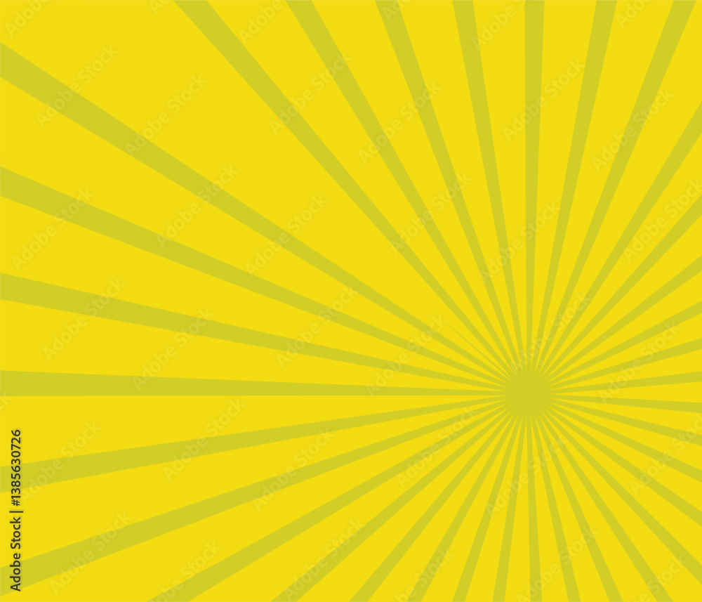 Obraz premium Orange comic book action explosion starburst