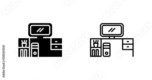 Work Table Icon Design
