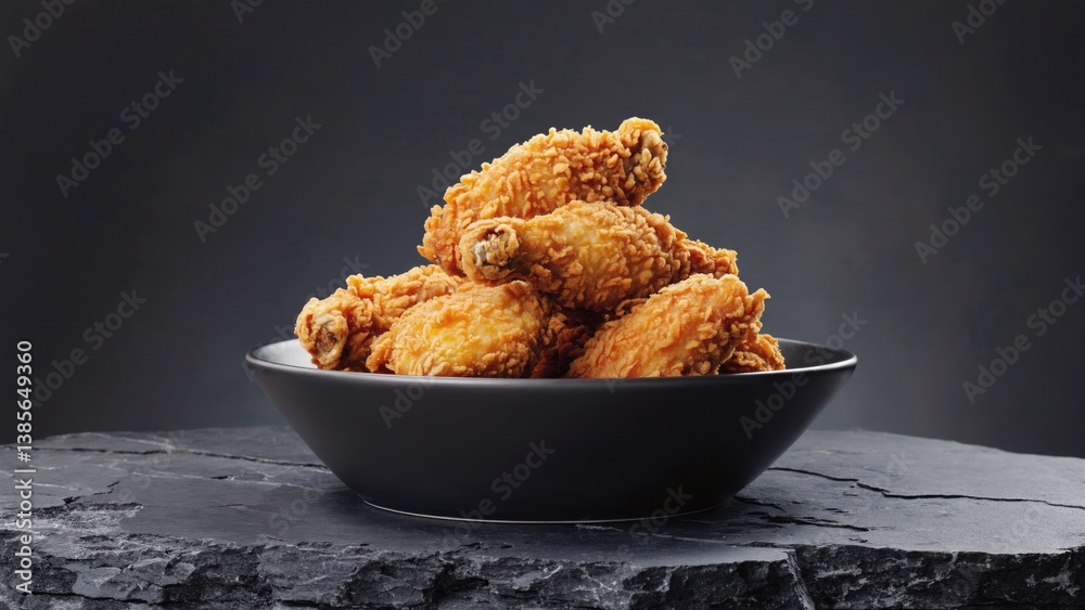 Buffalo wing style chicken bites served in a bowl