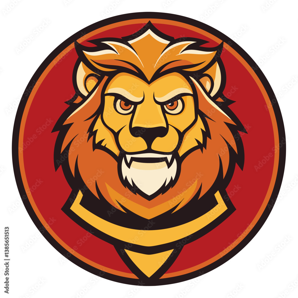 Obraz premium lion head mascot