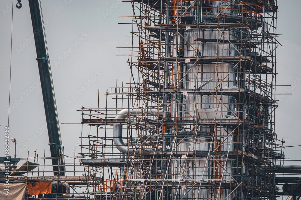 custom made wallpaper toronto digitalRefinery new plant equipment scaffold  for pump pipeline oil and gas valves pressure safety valve