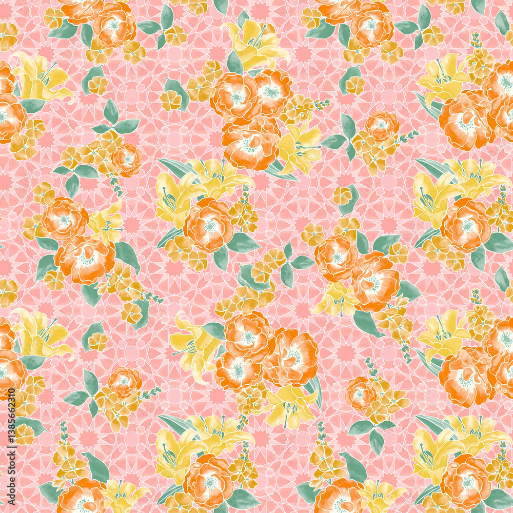 floral madhubani kalamkari chinz kani Abstract shirting Ajrakh Ikat block batik print patola Background digital printing textile pattern floral allover design front back and duppata kurti wallpaper floral madhubani kalamkari chinz kani Abstract shirting Ajrakh Ikat block batik print patola Background digital printing textile pattern floral allover design front back and duppata kurti wallpaper