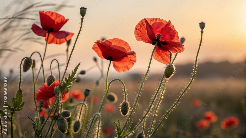 Obraz premium poppies in the field