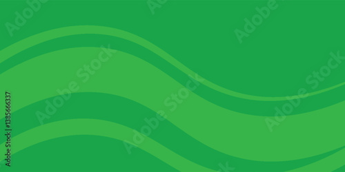 abstract green vector background featuring layered curved shapes and smooth gradients, creating a fresh and dynamic visual effect.